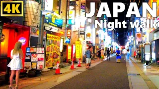 [4K Japan Walk]Night walk｜Bar District in Miyazaki city of Japan｜Virtual Tour｜Japan travel｜10/7/2021