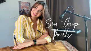 Sia - Cheap Thrills acoustic instrumental version piano cimbaly/dulcimer  cover "Come on Come on.."