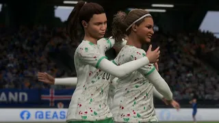 Portugal 1-0 Islândia / Futebol Feminino FIFA 23