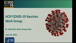 June 2020 ACIP Meeting - COVID-19 Vaccines Introduction