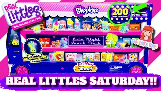 UNBOXING REAL LITTLE 200 PIECE SNACK TRUCK!! REAL LITTLES FRIDAY!!!!!!! (...on Saturday)