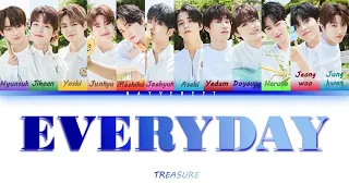 TREASURE (트레저) - EVERYDAY (Color Coded Lyrics Esp|Eng|Rom|Han)