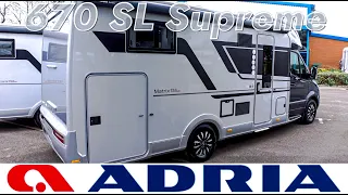 2023 Adria Matrix 670 SL Supreme Mercedes Benz Motorhome