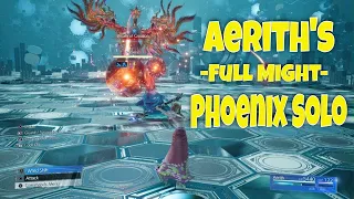 Full Might- Phoenix- Aerith Solo - Dynamic Difficulty