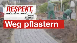 Gartenweg richtig pflastern | toom Werkstatt