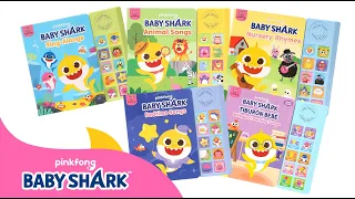 LET'S PLAY: Pinkfong Baby Shark 10 Button Sound Books Collection