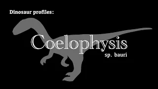 Dinosaur Profile: Coelophysis