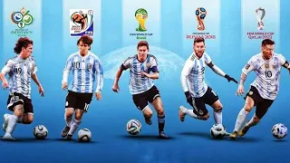 Lionel Messi - 21 Goals & Assists in His Journey to the World Cup (2006-2022)