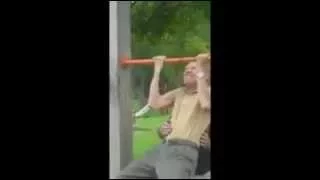 84 Year Old Man Does 18 Chin Ups