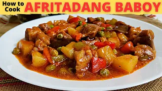PORK AFRITADA | Afritadang Baboy RECIPE | How To Cook Pork Afritada