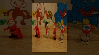 #PlayDoh #Snowman and #SantaClaus Merry Christmas toys #18
