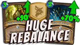 Huge Re-Balance in Hearthstone Core Set 2023 | Year of the Wolf