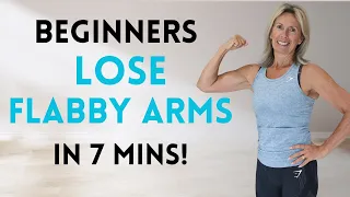 7 Min Toned Arms Workout For Older Ladies | No Equipment