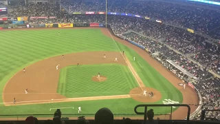 Matt Holiday walk off 3-run home run and postgame interview - Orioles @ Yankees  -  4/28/17 Comeback