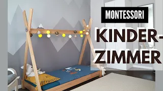 MONTESSORI KINDERZIMMER ROOMTOUR || MONTESSORI STEP by STEP || Vorbereitete Umgebung nach Montessori