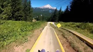 Mt. Hood Alpine Slide Raw Run 2013