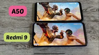 Freefire : Xiaomi Redmi 9 vs Galaxy A50 TEST SPEED GAMING 2021