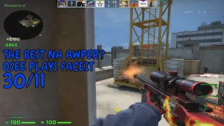 THE BEST NA AWPER? - LIQUID OSEE PLAYS FACEIT ON VERTIGO! (CS:GO POV)