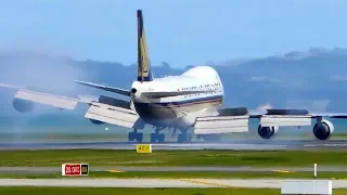 13 SKILLFUL Aircraft Landings | Auckland Airport Plane Spotting