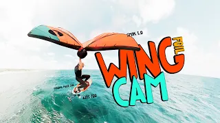 Wing Cam! 🎥 Wing Foil Strapped and Powered! ⚡️ AXIS 700 ROCKS!