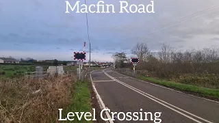 Macfin Road Level Crossing (Ballymoney) Saturday November 19.11.2022