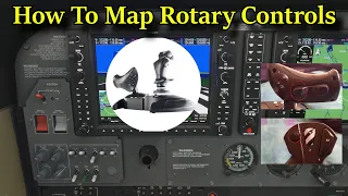 FS2020: Hotas One - How to Map Buttons to Control Rotary Knobs with your Flight Controller!