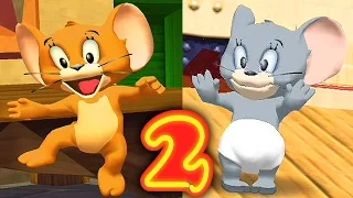 Tom and Jerry War of the Whiskers / Jerry and Nibbles Team 2 / Cartoon Games Kids TV