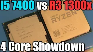 Ryzen 3 1300x vs Intel i5 7400 Showdown - Which Is Better Value?