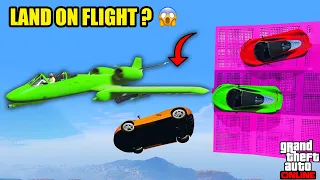 IMPOSSIBLE LAND ON FLIGHT CHALLENGE 😱 (GTA 5 FUNNY MOMENTS) - Black Fox Tamil Gaming