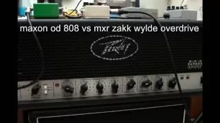 maxon od 808 vs mxr zakk wylde od