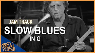 Slow Acoustic Blues Backing Track In G