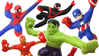 Heroes of Goo Jit Zu Marvel Hulk, Spider-Man! Defeat the witch, garbage monster! | DuDuPopTOY