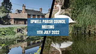 Council Meeting  11th July  2022 -Upwell. Hot July evening.