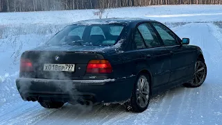 ДРИФТ на BMW e39 от ПЕРВОГО ЛИЦА !! ПОКАТУШКИ ЗИМНИЕ на БМВ !!