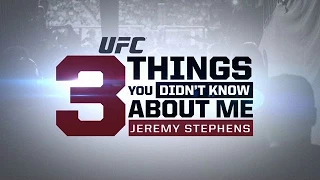 The Ultimate Fighter Finale: 3 Things with Jeremy Stephens