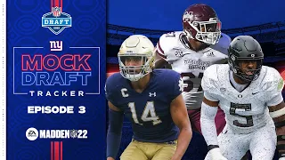 Giants Mock Draft Tracker: Pre-Combine Predictions (Ep. 3)