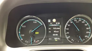 RAV 4 HYBRID 4x2 WET ACCELERATION 0-160KM/H