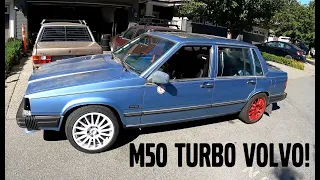 450hp BMW POWERED volvo 740 build breakdown and test rip!