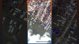 Russia Flood: Satellite images show extent of flooding in Russian city of Orenburg #shorts