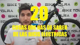 TODO SOBRE LAS BICICLETAS ELÉCTRICAS