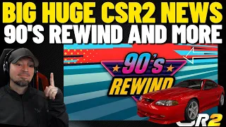 CSR2 Breaking News, 90's Rewind | NEW Cars and More