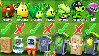 How many Plants will Destroy 99 Gravestone in Plants Vs. Zombies 2?