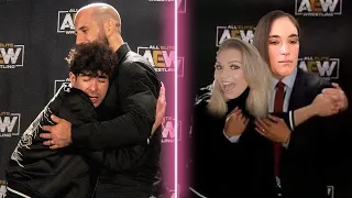 Is There An Issue With Tony Khan Hugging His Wrestlers?