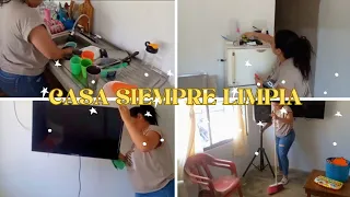 CASA SIEMPRE LIMPIA💫RÁPIDO Y FÁCIL😊MARCELA SAMPAYO #cleaningmotivation