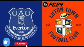 EA SPORTS FC 24 - Everton Vs Luton town | Premier League 2023/24 I PS5 | 4K