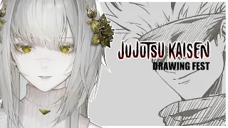JUJUTSU KAISEN DRAWING FEST ft. fans [stream]