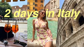 2 DAYS IN ITALY vlog! exploring rome & viral tiktok spots!