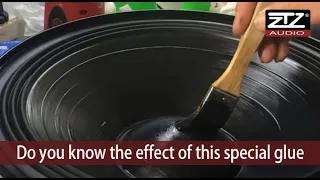 DIY speaker || Do you know what the effect of applying glue on speakers is ❓🔥🔥🔥