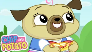 Chip and Potato | Chips Day Out Roller Skating! | Cartoons For Kids | Watch More on Netflix