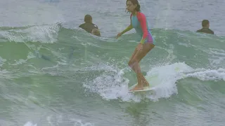 Shaanti Byron Bay surfing